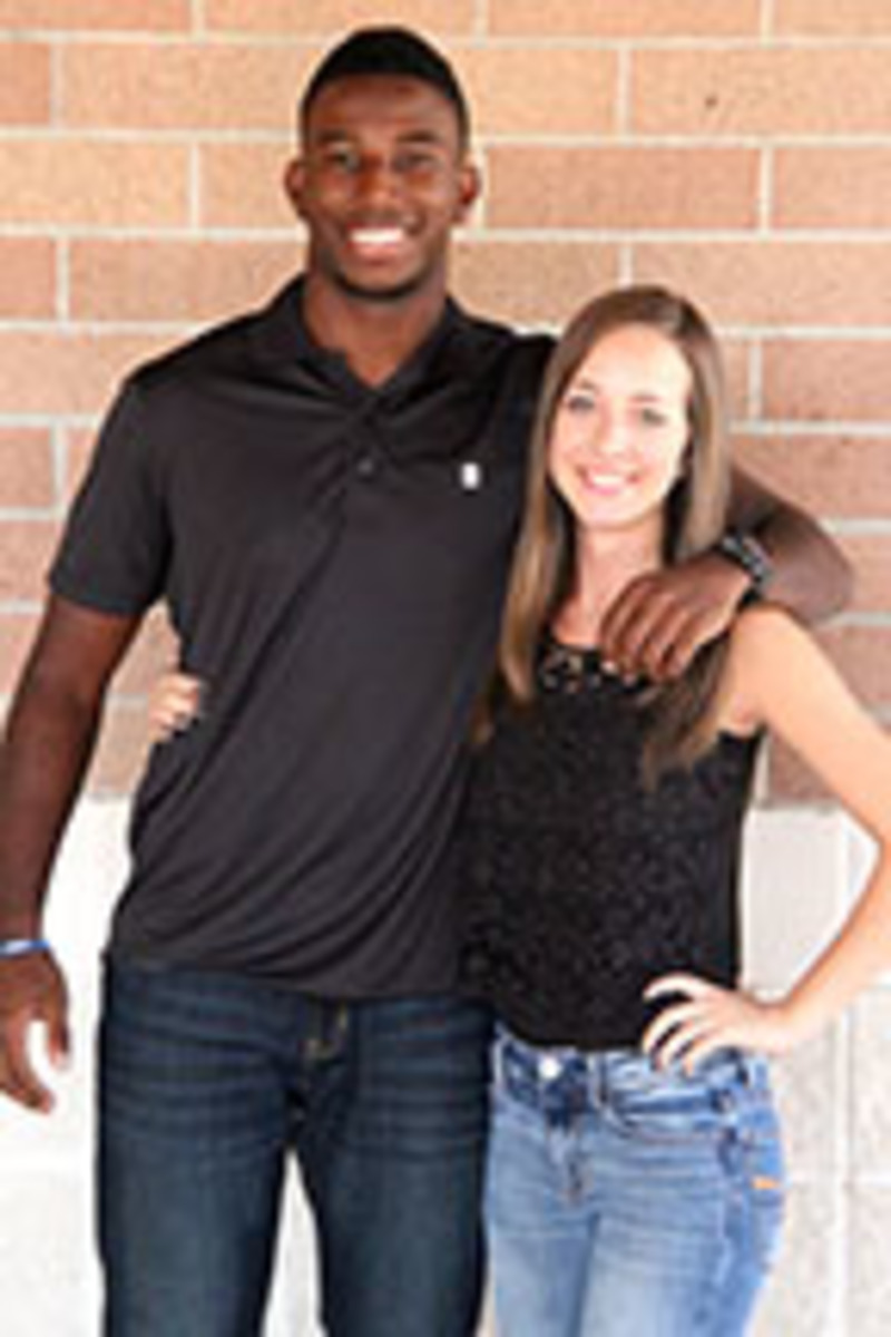 Senior nominees Ryan Lemons and Katie Hawk.