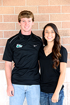 Senior nominees Brian Edwards and Alyssa Cepeda
