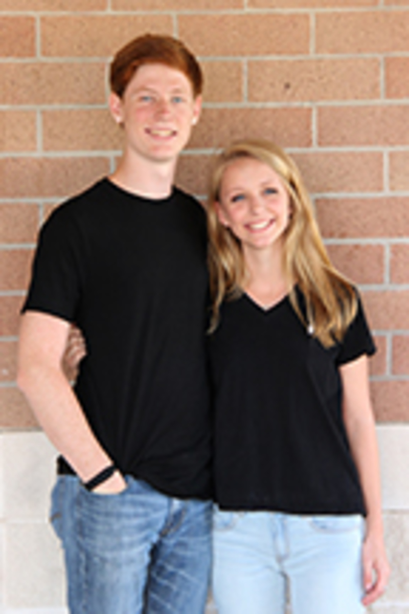 Senior nominees Evan Rosenthal and Mia Trautz.