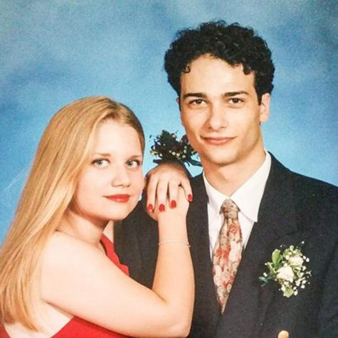 Fine Arts teacher Tiffany Asha at Homecoming with her husband. 