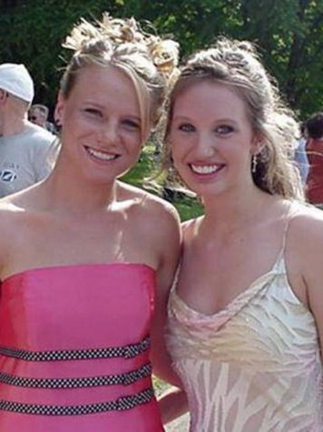 Swim coach Karen DeWees-Kern at her prom in 2004. Photo courtesy of Karen DeWees Kern.