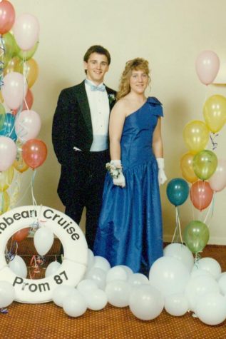 Math teacher Al VanErt at his junior prom. Photo courtesy of Al VanErt.