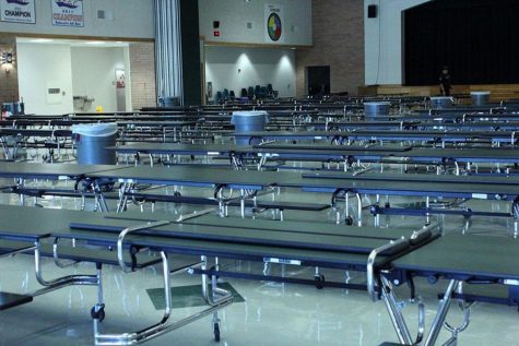The cafeteria can be pretty intimidating the first few weeks of school, no one knows where to go or how to find their friends. Give it a few weeks, though, and things will settle down.